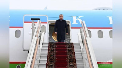'Президент Шавкат Мирзиёев Россияда кутиб олинди'ning rasmi