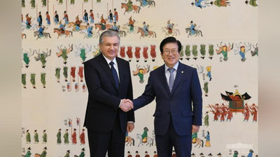 'Шавкат Мирзиёев Корея Республикаси Миллий Ассамблеяси Спикери билан учрашди'ning rasmi