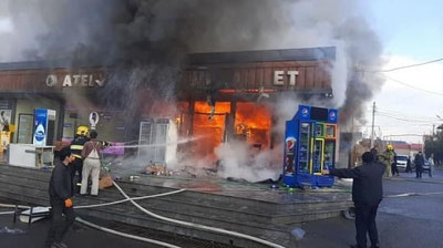 'Тошкентдаги озиқ-овқат дўкони ёниб кетди'ning rasmi