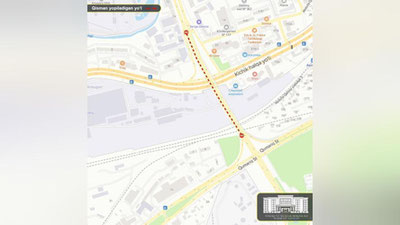 Изрображение 'Начался ремонт путепровода возле столичного аэропорта'