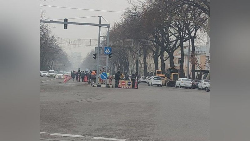 Изрображение 'На улице Навои внезапно начался "ремонт": комментарий хокимията Ташкента'