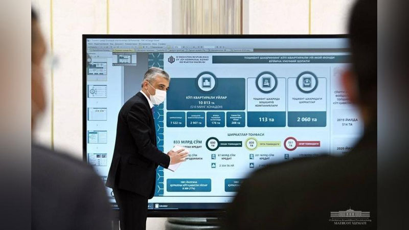 Изрображение 'Глава Узбекистана поручил внедрить деятельность управляющих компаний во всех районах Ташкента'