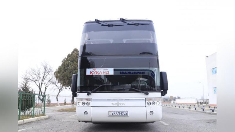 Изрображение 'Между Узбекистаном и Таджикистаном запущен автобусный рейс Коканд - Худжанд'