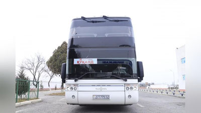 Изрображение 'Между Узбекистаном и Таджикистаном запущен автобусный рейс Коканд - Худжанд'