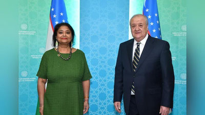 Изрображение 'Глава МИД Узбекистана принял нового координатора ООН в Узбекистане'