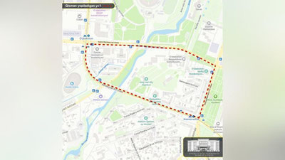 Изрображение 'Ряд улиц в центре столицы временно закроют из-за массового забега'