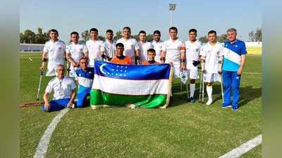 'Ўзбекистон ампутантлар миллий жамоаси Фаластинни мағлуб этди'ning rasmi