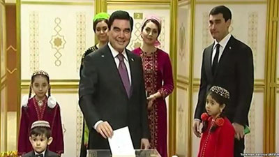 'Туркманистонда муддатидан аввалги Президентлик сайловлари бошланди'ning rasmi