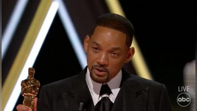 Изрображение 'Уилл Смит на церемонии вручения "Оскара" ударил ведущего (видео)'