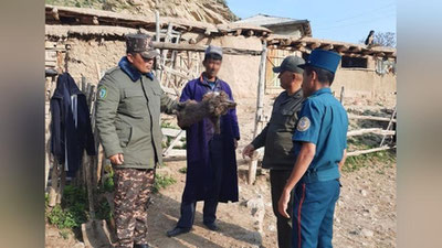 'Қўнғир айиқ боласи билан боғлиқ ҳолат юзасидан тўпланган ҳужжатлар Ички ишлар органига ўтказилди'ning rasmi