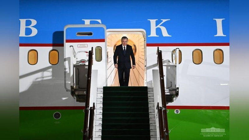'Шавкат Мирзиёев БААга ташрифини якунлаб, Тошкентга қайтиб келди'ning rasmi