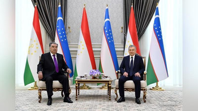 'Шавкат Мирзиёев Тожикистон раҳбари билан тор доирада учрашув ўтказди'ning rasmi