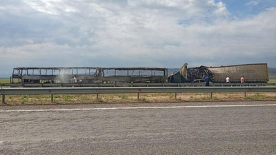 'Qozog`istonda o`zbekistonliklar bo`lgan avtobusning yonib ketgani bo`yicha qo`shimcha ma`lumot berildi. Aniqlanishicha...'ning rasmi