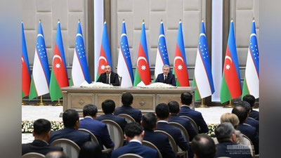 'Президентлар ҳамкорликнинг муҳим йўналишларини белгилаб олишди'ning rasmi