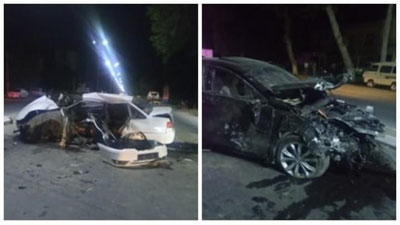 Изрображение 'В ночном ДТП в Самаркандской области погибли 3 человека, 5 пострадали'