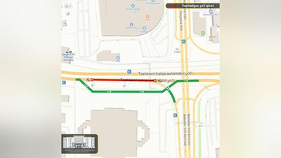 Изрображение 'Часть дороги возле Куйлюкского рынка закрывается'