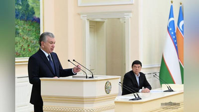 '"Айирмачилик, оммавий тартибсизликка, ҳокимият органларига зўравонлик йўли билан қаршилик кўрсатишга даъват этадиган ҳар қандай ҳаракатларга кескин чора кўрилади"'ning rasmi