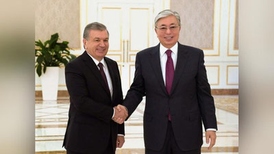 'Qozog`iston prezidenti Shavkat Mirziyoevni tavallud kuni bilan tabrikladi'ning rasmi