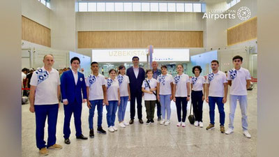 Изрображение 'На Всемирную шахматную олимпиаду отправились сильнейшие шахматисты Узбекистана'