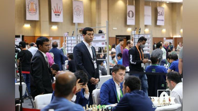 Изрображение 'Сборная Узбекистана лидирует в турнирной таблице шахматной олимпиады в Индии'