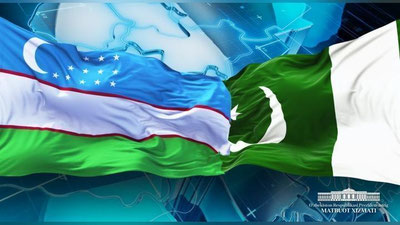 Изрображение 'Президент Узбекистана поздравил руководство Пакистана с 75-летием независимости'