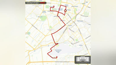 Изрображение 'Ряд улиц в Ташкенте будет перекрыт сегодня вечером'