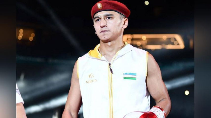 'Iqboljon Xoldarov raqibini muddatidan avval taslim etdi'ning rasmi