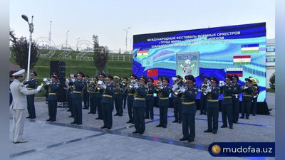 Изрображение 'В Ташкенте стартовал фестиваль военных оркестров стран ШОС (фото, видео)'