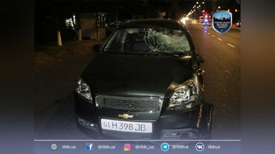 Изрображение 'Ночью в Ташкенте водитель "Нексии" насмерть сбил пешехода на переходе'