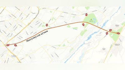 Изрображение 'В Ташкенте вечером закроют ряд улиц из-за "праздничного мероприятия"'