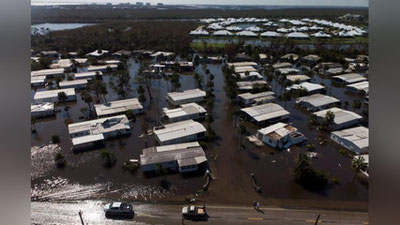 Изрображение 'Флорида ушла под воду из-за урагана «Иэн»: фото разрушительных последствий'