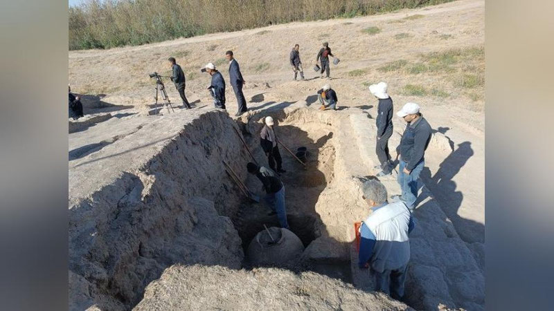 Изрображение 'Древнюю цитадель обнаружили под Самаркандом (фото)'