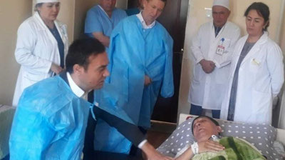 Изрображение 'В Кашкадарье сын пациента избил врача'