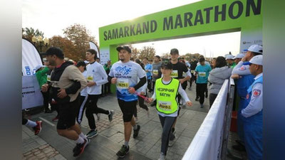 Изрображение 'Состоялся благотворительный забег Samarkand Marathon (фото)'