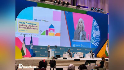 'Toshkentda Kichik yoshdagi bolalarga g`amxo`rlik qilish va ta`lim berish bo`yicha Butunjahon konferensiyasi ish boshladi'ning rasmi