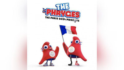 Изрображение 'В Париже представили официальный талисман  Олимпиады-2024'