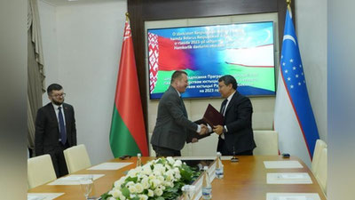 'Belarus va O`zbekiston Adliya vazirliklari o`rtasida hamkorlik dasturi imzolandi'ning rasmi