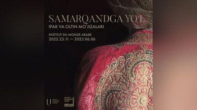'Parijda “Samarqandga yo`l. Ipak va oltin mo``jizalari“ ko`rgazmasi o`tkaziladi'ning rasmi