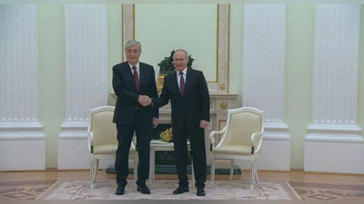 Изрображение 'Токаев и Путин обсуждали создание "тройственного газового союза" с Узбекистаном'
