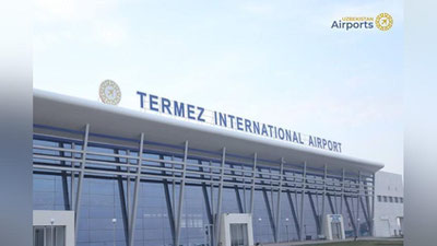 Изрображение 'Аэропорт «Термез» снова открыт для приема и выпуска воздушных судов'