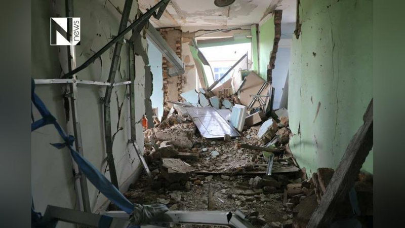 'Qashqadaryoda shifoxona portlab ketdi. Jarohatlanganlar bor'ning rasmi