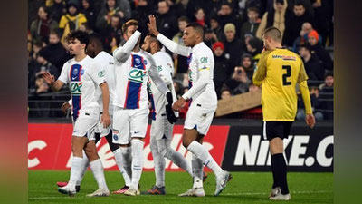 'Mbappe faoliyatida ilk bor penta-trikka erishdi'ning rasmi