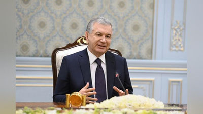 'Shavkat Mirziyoev Turkiy davlatlar tashkiloti doirasidagi tashabbuslarning amalga oshirilishini ko`rib chiqdi'ning rasmi