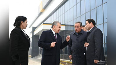 'Prezidenning  Andijonga tashrifi Bo`ston tumanidan boshlandi'ning rasmi