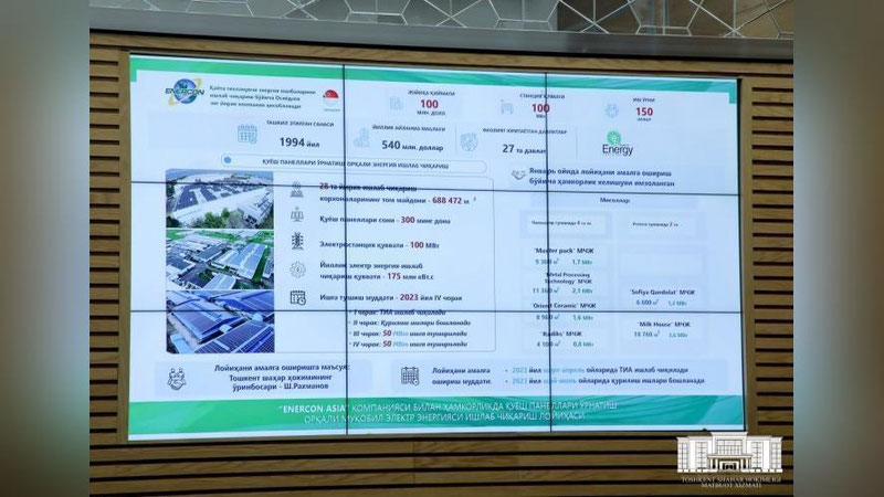 Изрображение 'Ташкент избавится от перебоев со светом за счет солнечных панелей'