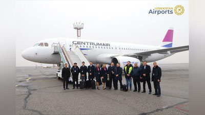 'O`zbekistondagi yangi aviakompaniyaning ilk parvozi Toshkentdan Farg`onaga bo`ldi'ning rasmi