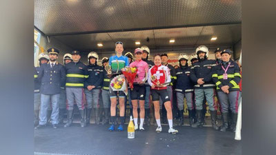 Изрображение 'Узбекская велоспортсменка заняла второе место в престижной веломногодневке в Италии'