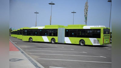 Изрображение 'В Ташкенте состоялась церемония приема первой партии автобусов и электробусов из КНР (фото)'