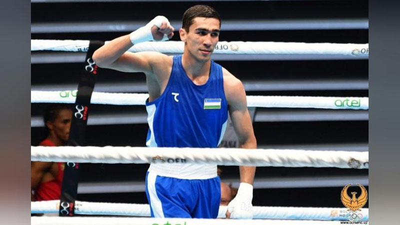 'Bokschimiz Abdumalik Xalokov avstraliyalik raqibini mag`lub etdi'ning rasmi