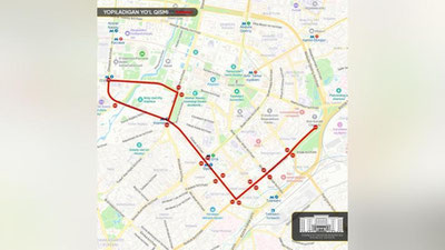Изрображение 'В ближайшее воскресенье в Ташкенте пройдет забег: список перекрываемых улиц'